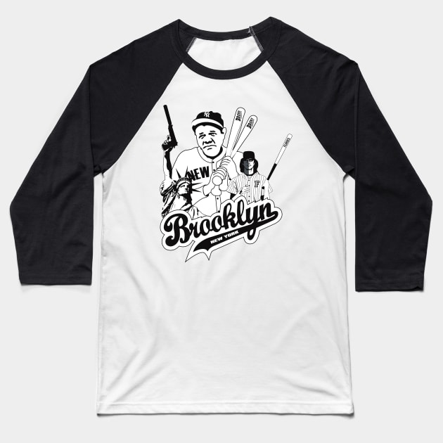 BRONX BOMBERS Baseball T-Shirt by dopeazzgraphics